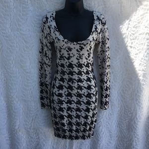 Black & White Bodycon dress